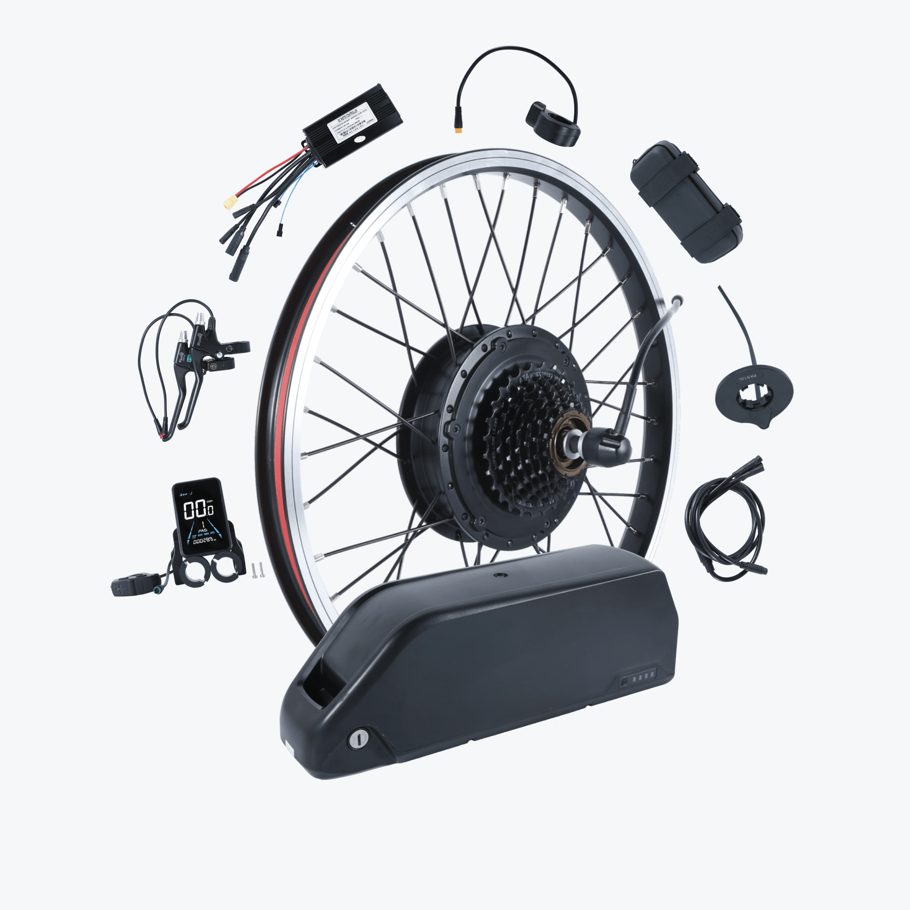 Kirbebike's 500W and 750W MTX Rim Ebike Conversion Kits