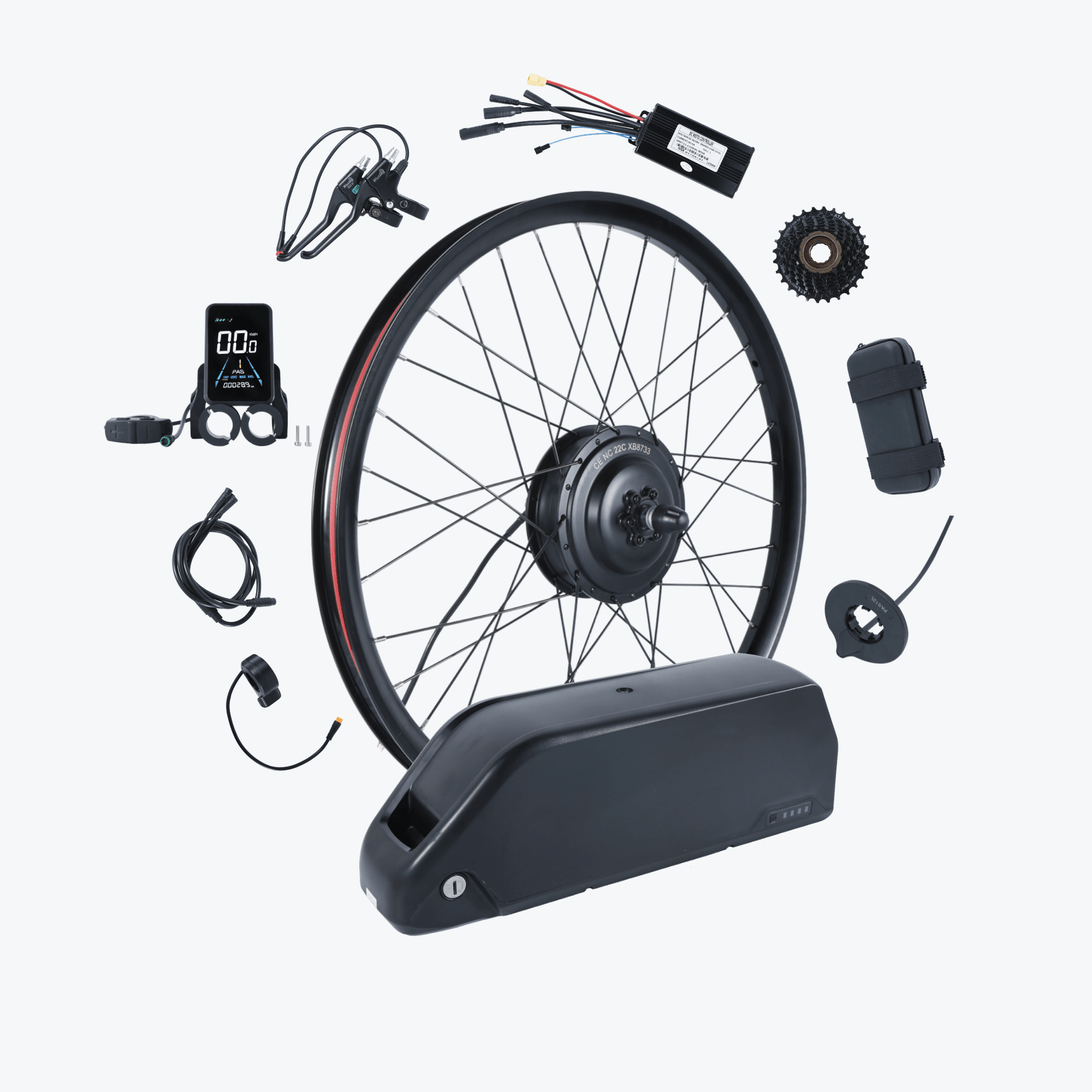 Kirbebike's 500W and 750W MTX Rim Ebike Conversion Kits