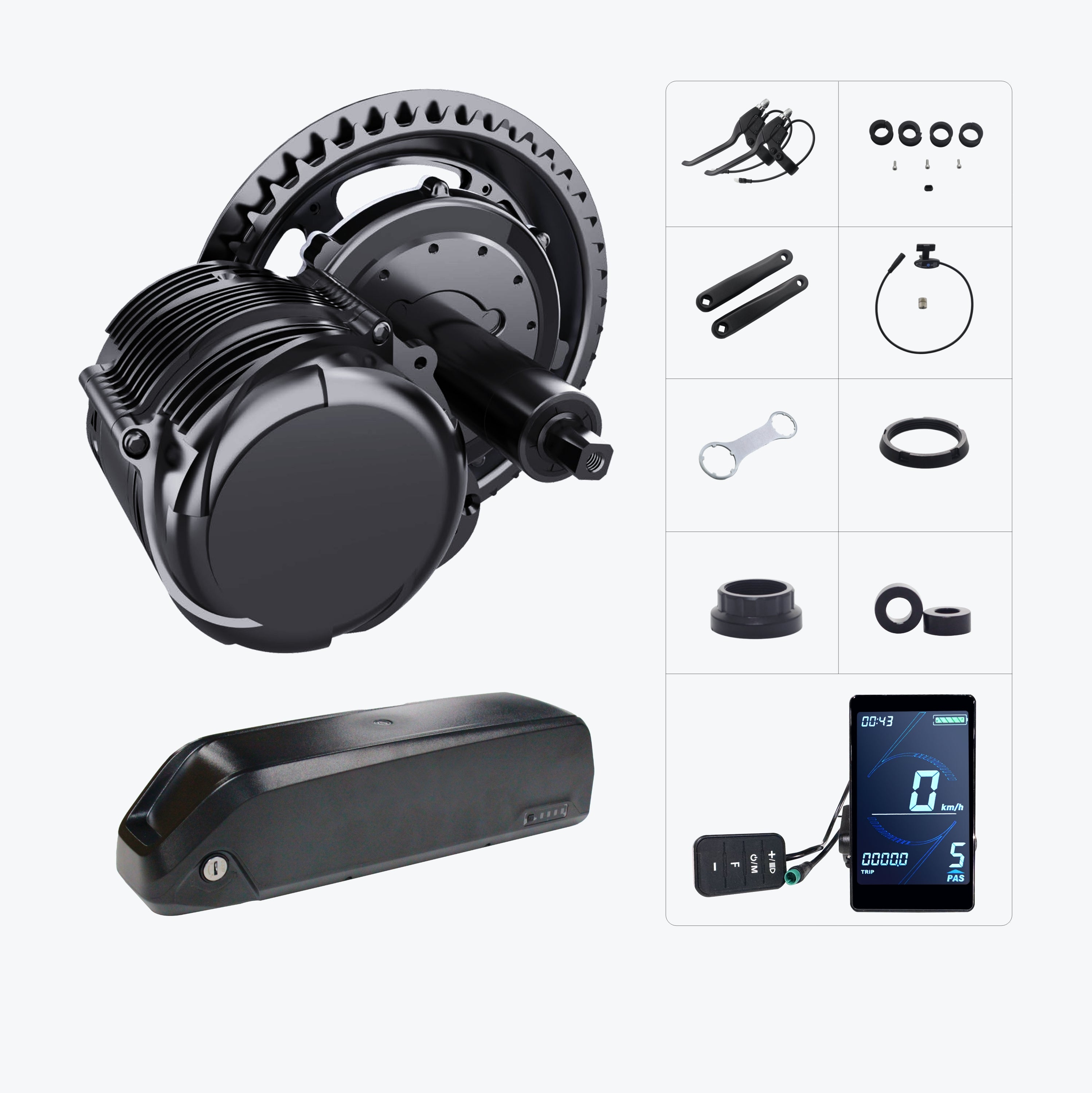 Battery Bafang Bbso2 BBS02 Bafang Mid Drive Kit B Series