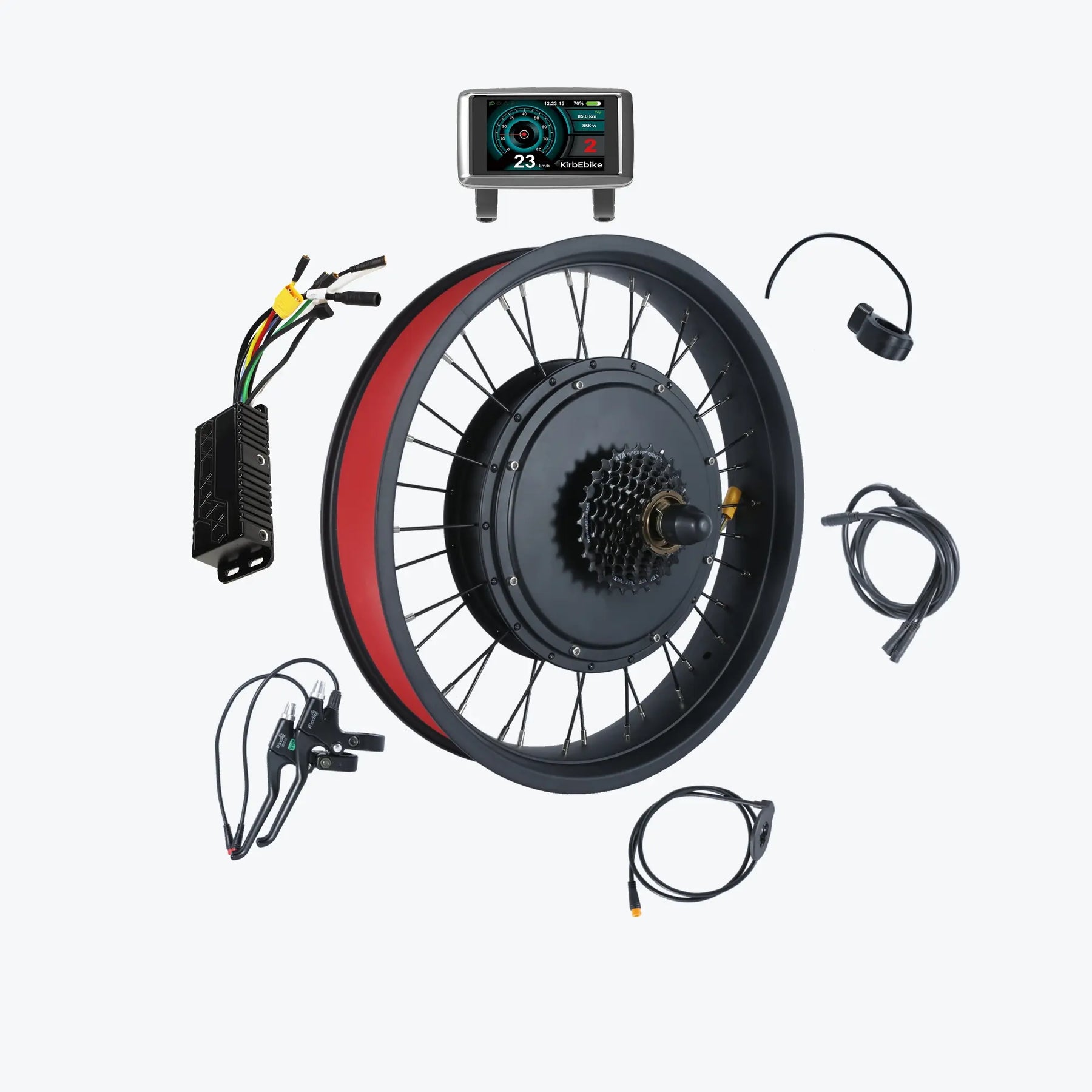 Kirbebike's 60V 2500W-3000W MTX Rim Ebike Conversion Kit 45MPH+