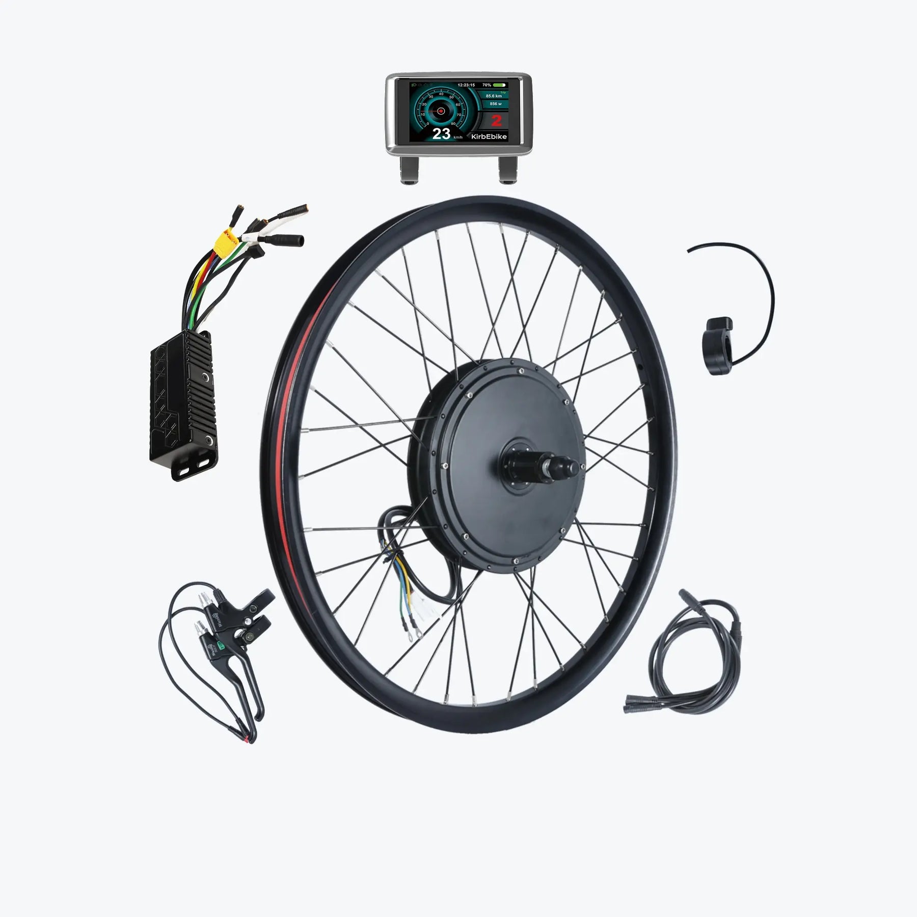 Kirbebike's 60V 2500W-3000W MTX Rim Ebike Conversion Kit 45MPH+