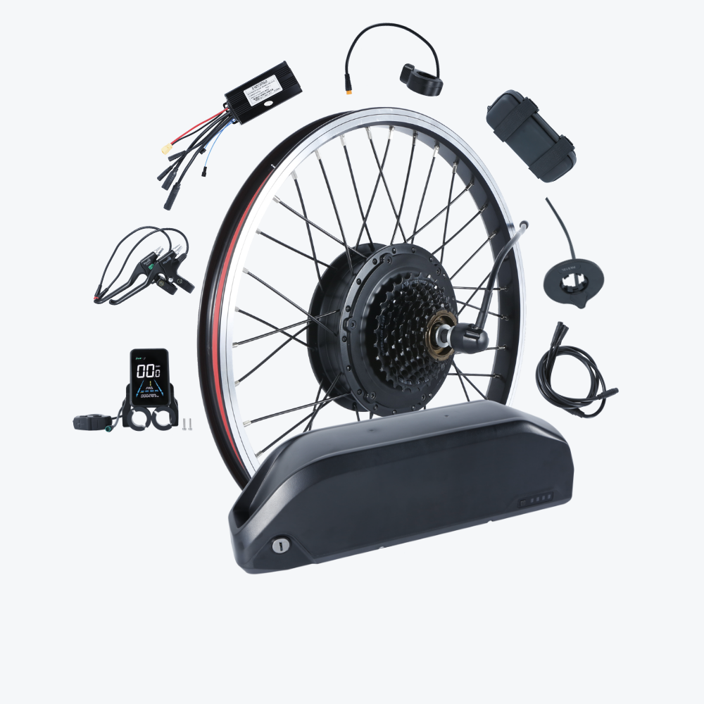 Kirbebike's 500W and 750W MTX Rim Ebike Conversion Kits