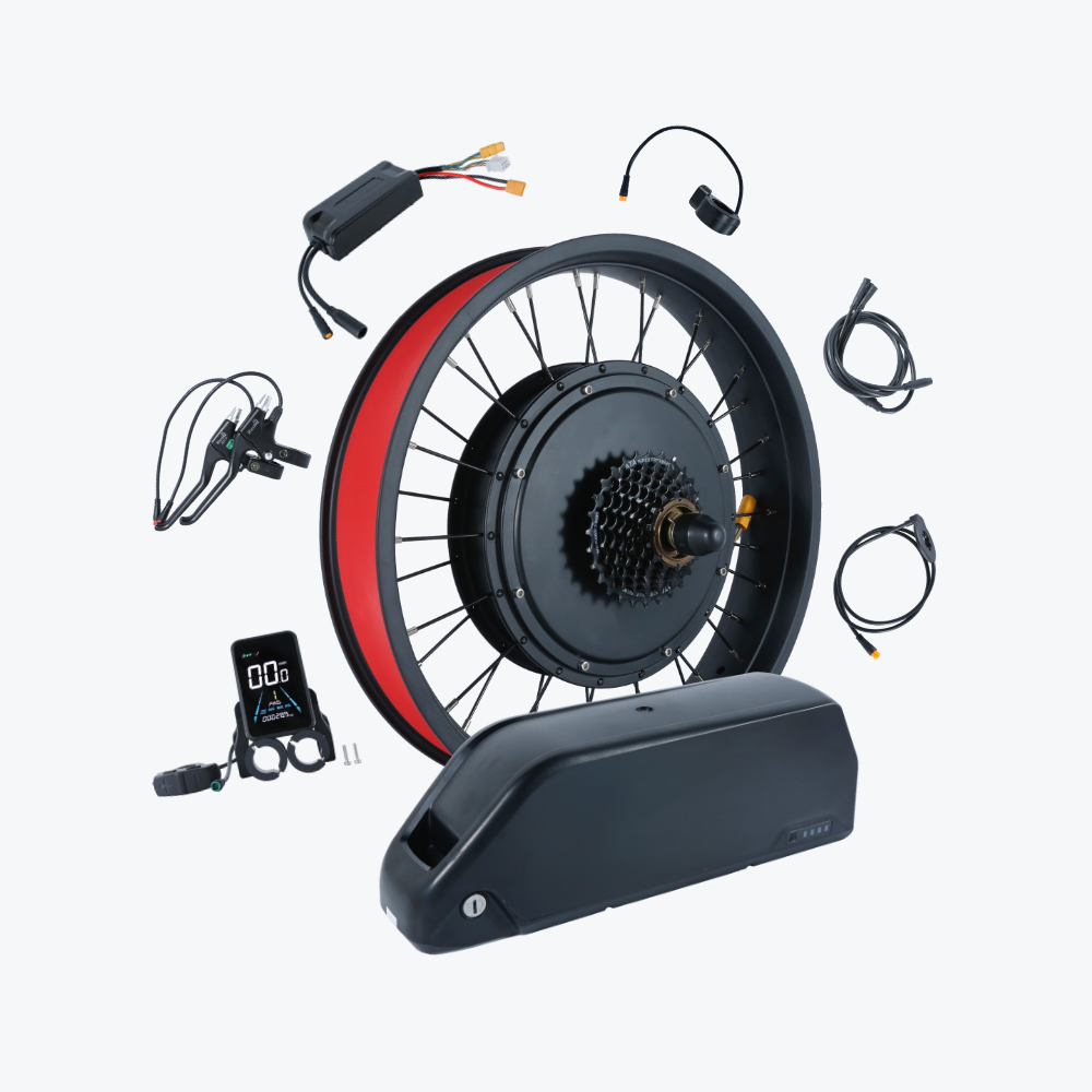 Fat tire ebike conversion top kit