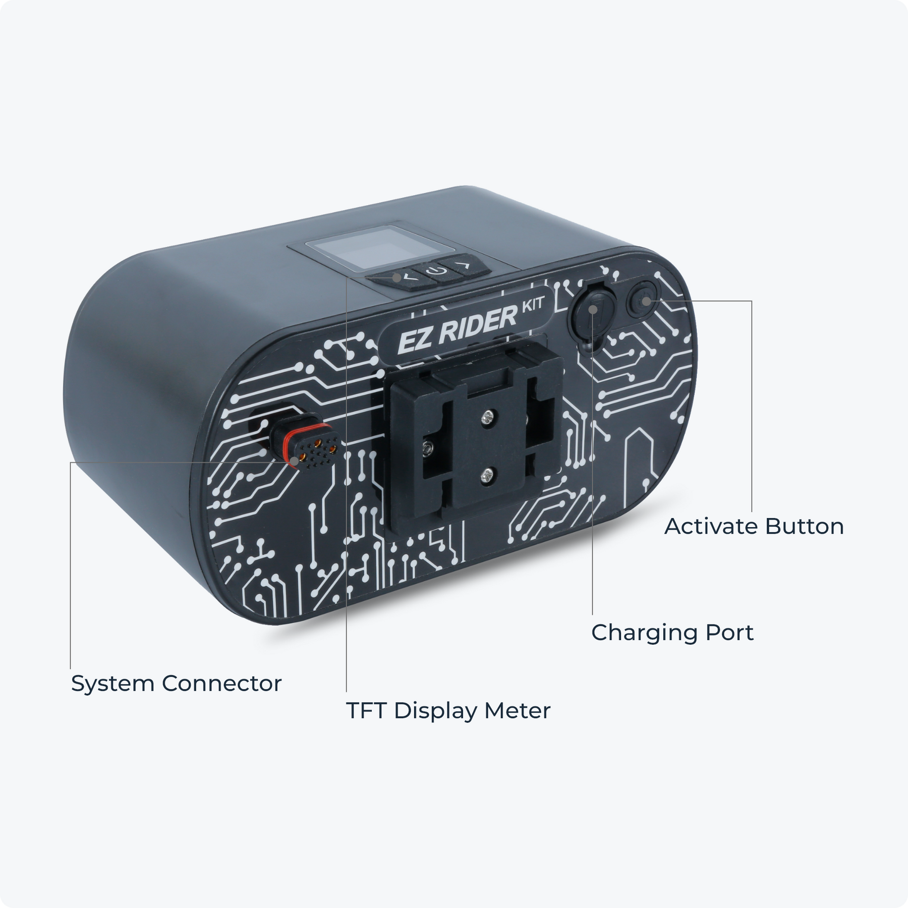 Kirbebike EZ Rider Ebike Conversion Kit 36v 250w Front Wheel with 36v 7ah LG Battery