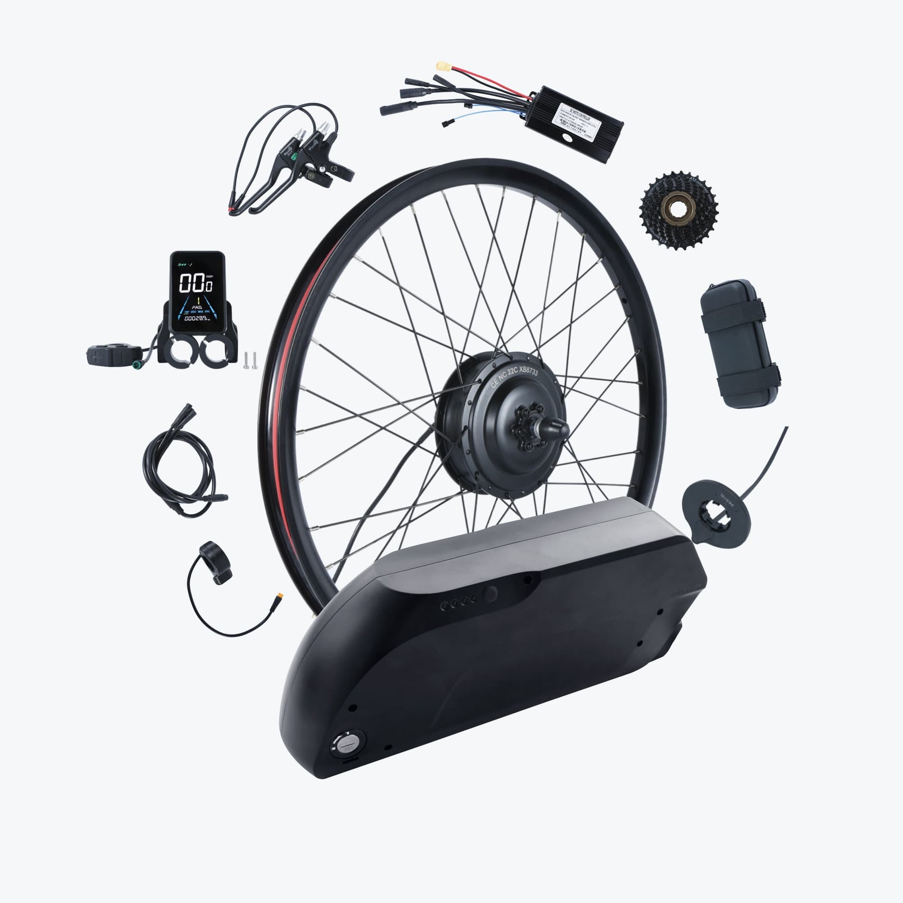 Kirbebike's 500W and 750W MTX Rim Ebike Conversion Kits