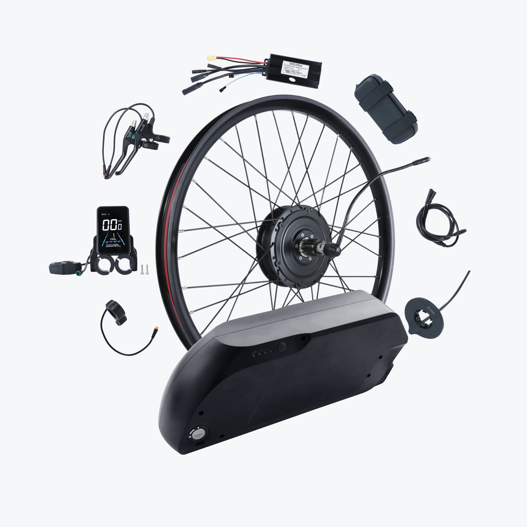 Kirbebike's 500W and 750W MTX Rim Ebike Conversion Kits