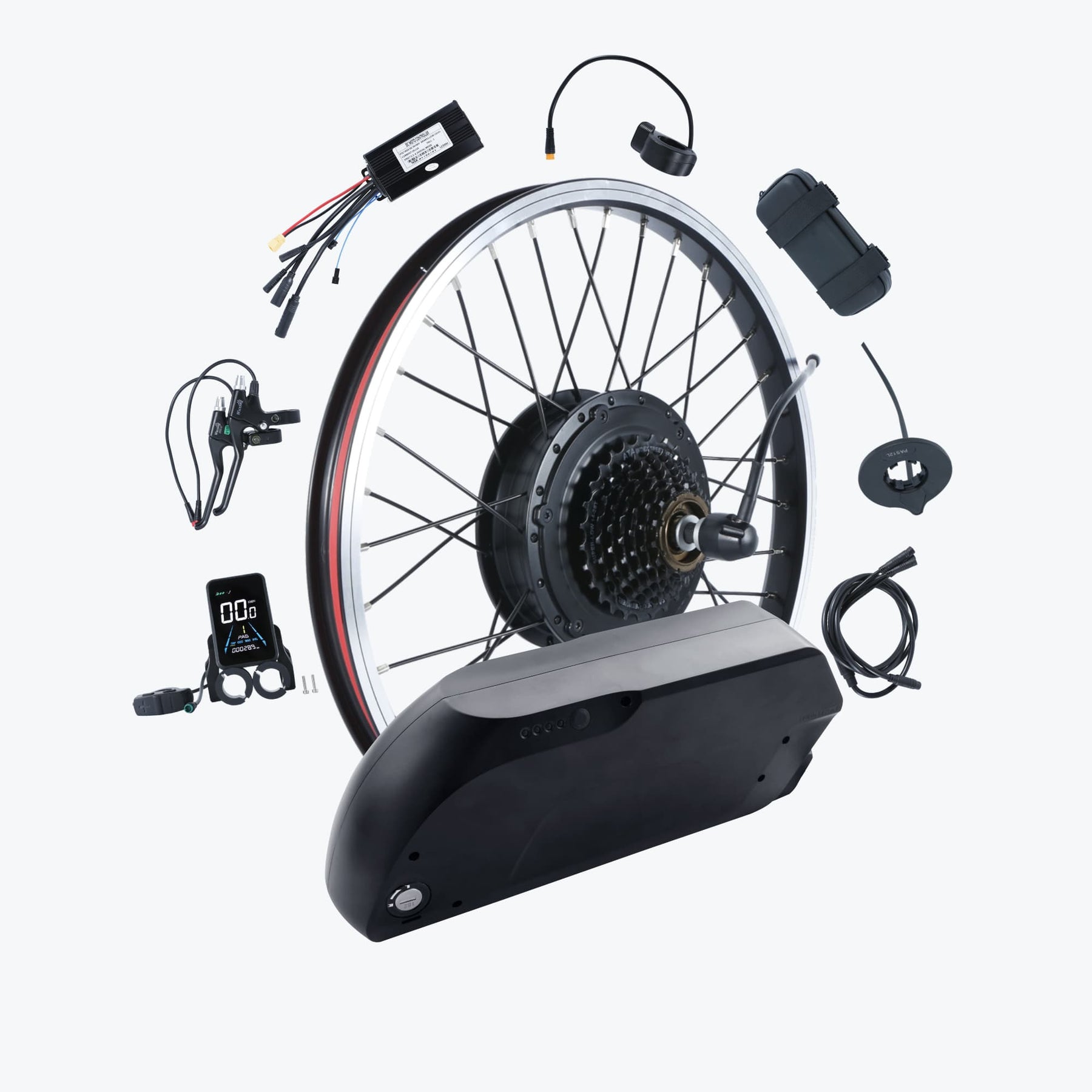 Kirbebike's 500W and 750W MTX Rim Ebike Conversion Kits