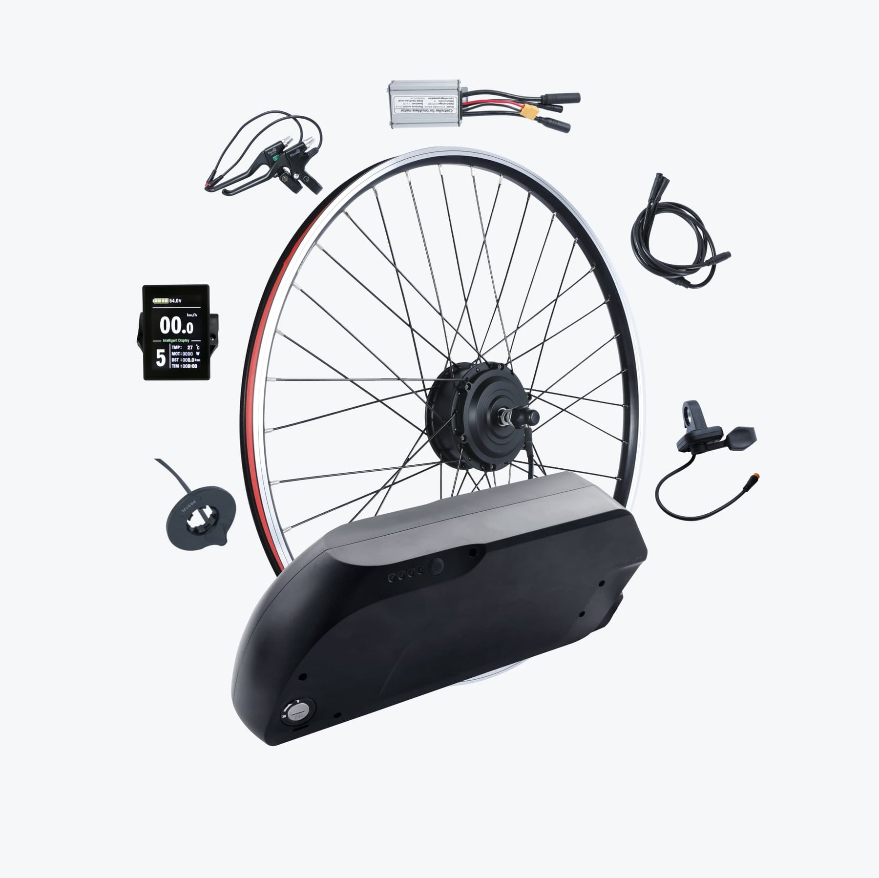 Kirbebike's 36V 48V 250W Electric Bike Conversion Kit Front Wheel