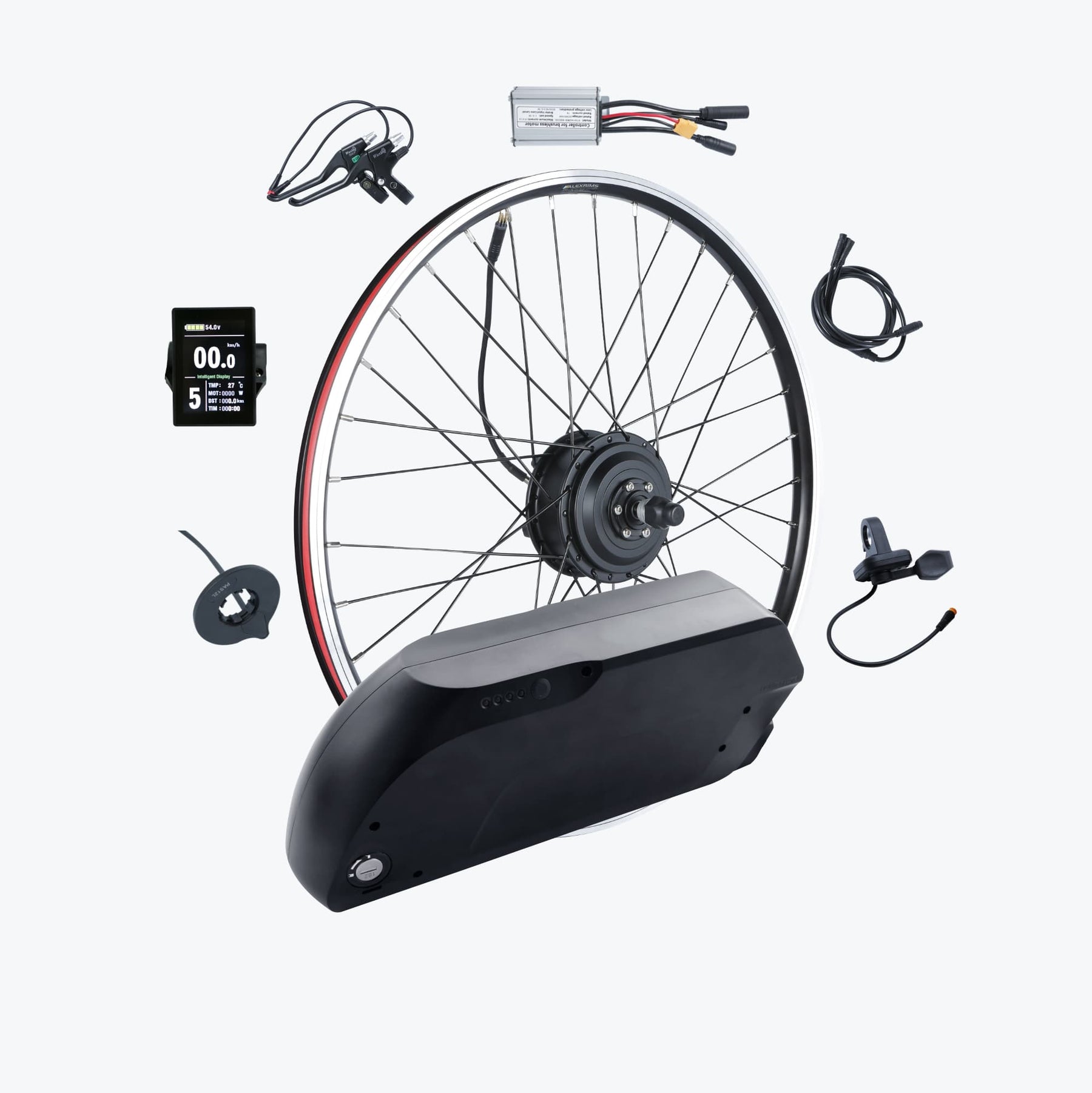 Kirbebike's 36V 48V 250W Electric Bike Conversion Kit Front Wheel