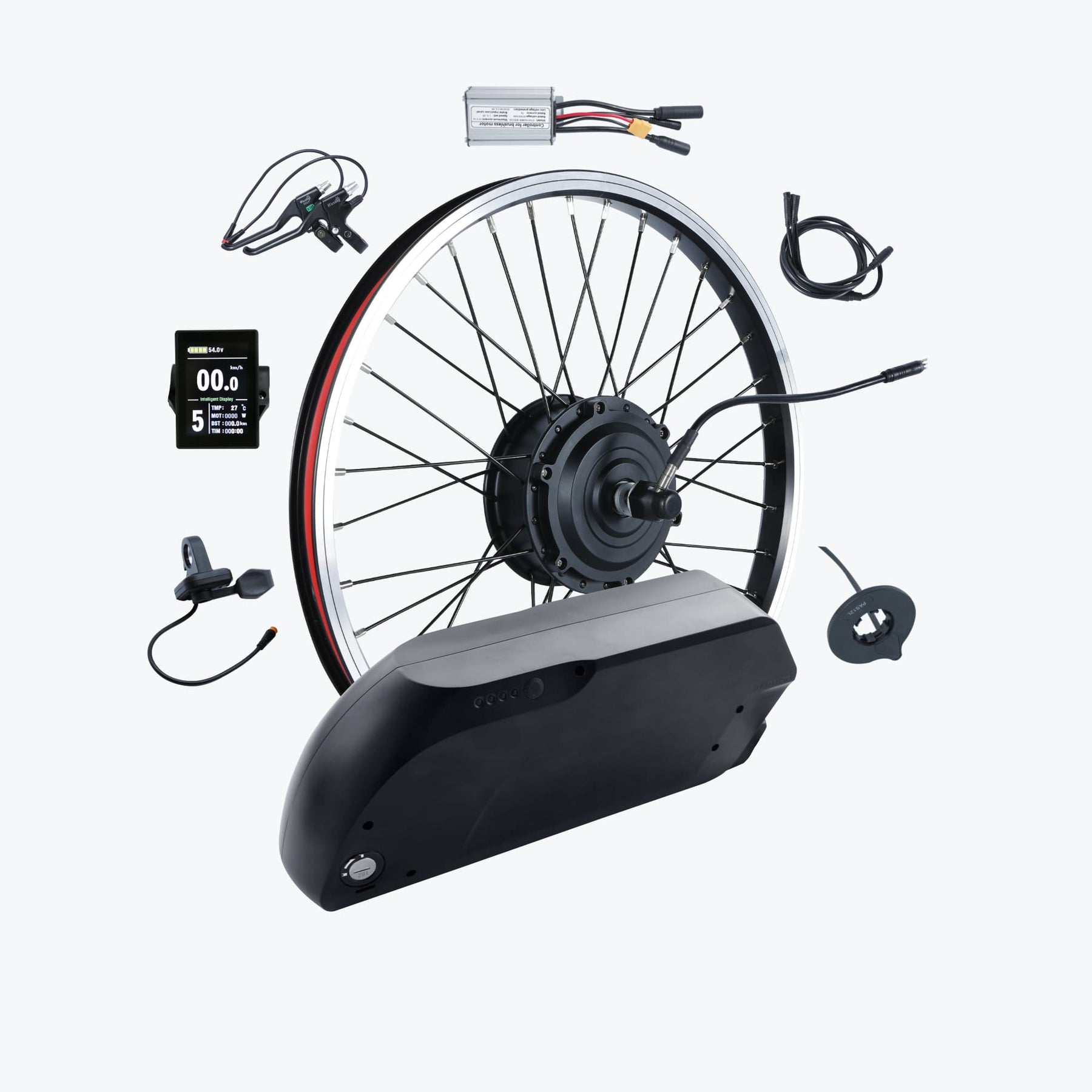 Kirbebike's 36V 48V 250W Electric Bike Conversion Kit Front Wheel