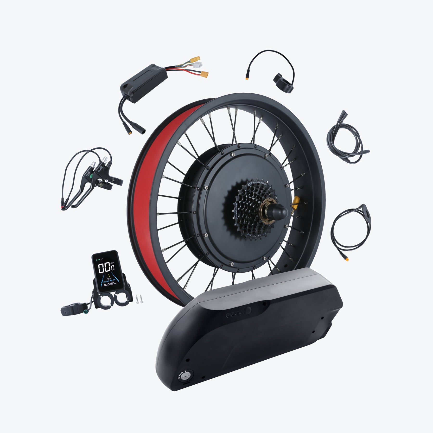 Kirbebike's 1500W-2000W Ebike Conversion Kit For Fat Wheel Electric Bike