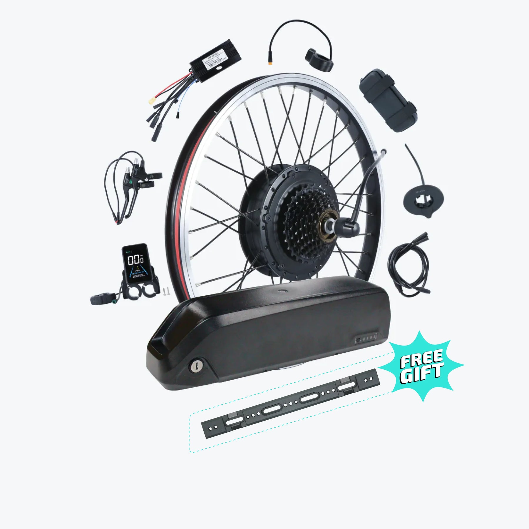 500W and 750W MTX Rim Ebike Conversion Kits