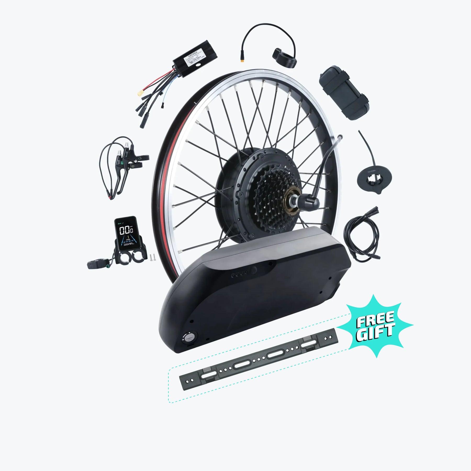 500W and 750W MTX Rim Ebike Conversion Kits