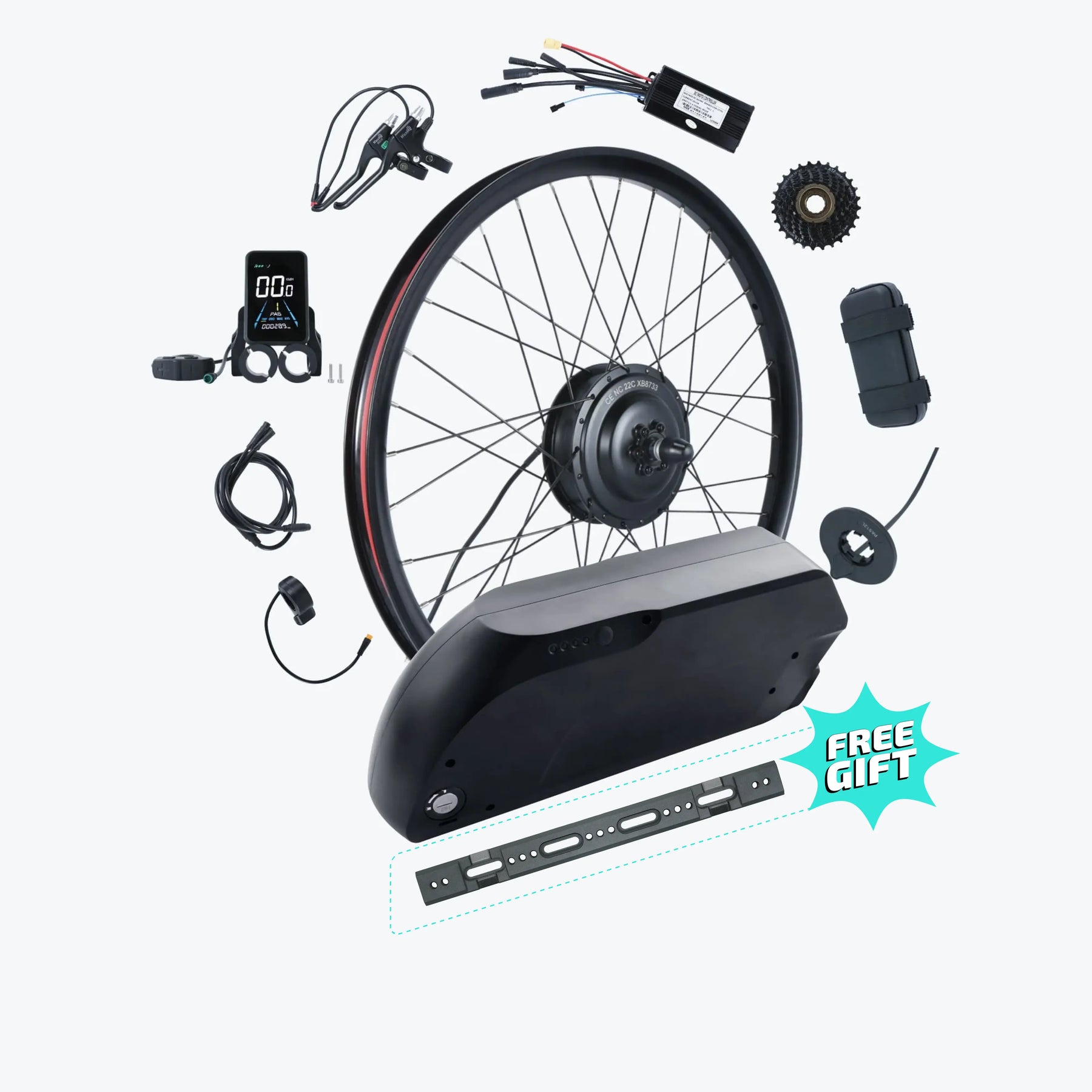 500W and 750W MTX Rim Ebike Conversion Kits