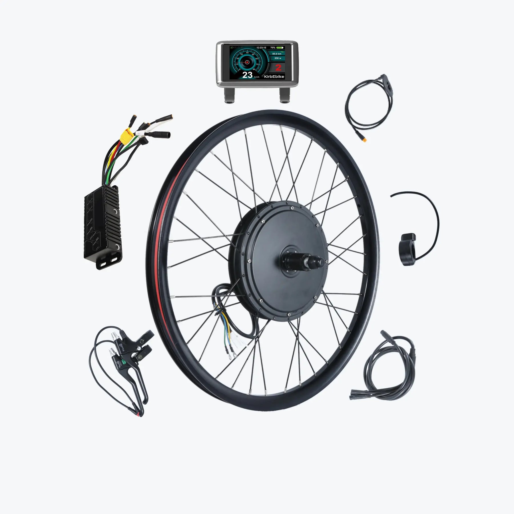 Kirbebike's 60V 2500W-3000W MTX Rim Ebike Conversion Kit 45MPH+