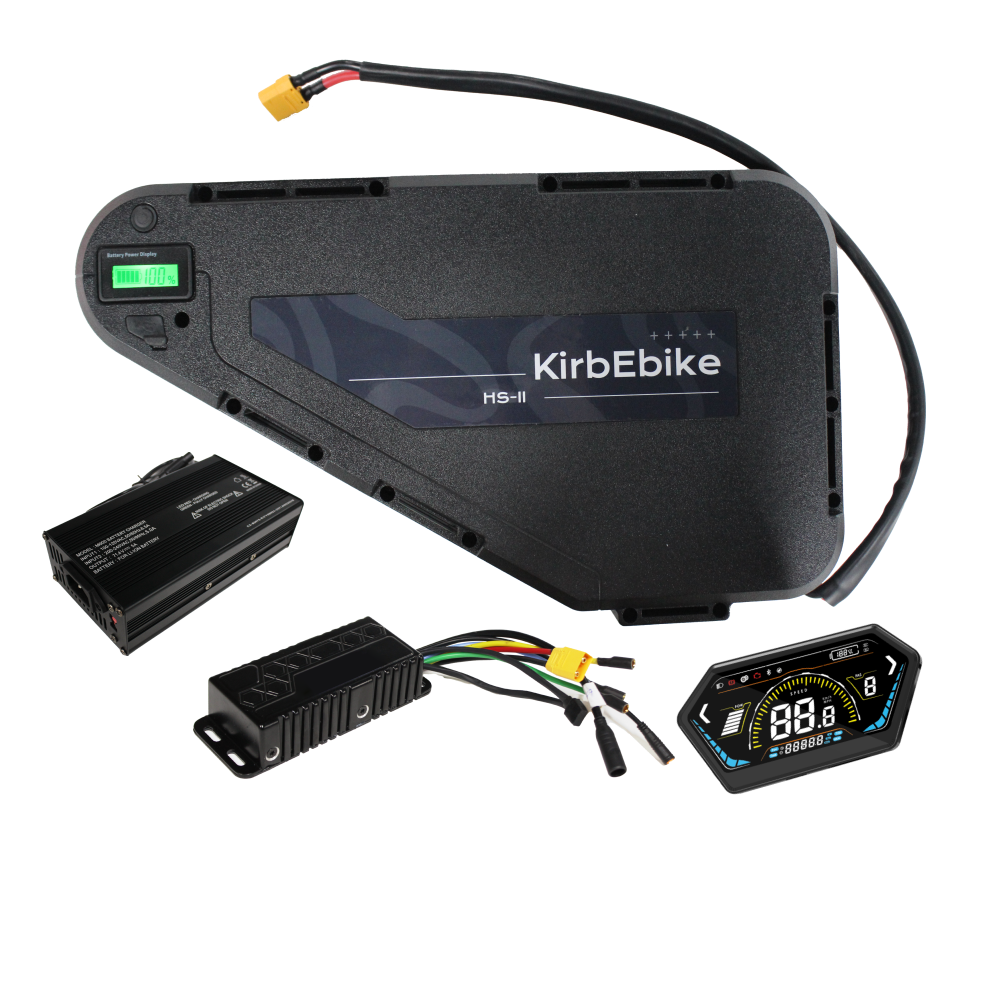 KirbEbike 52V 30AH / 60V 20AH LG 21700 60Amp 3000W Lithium Battery Pack