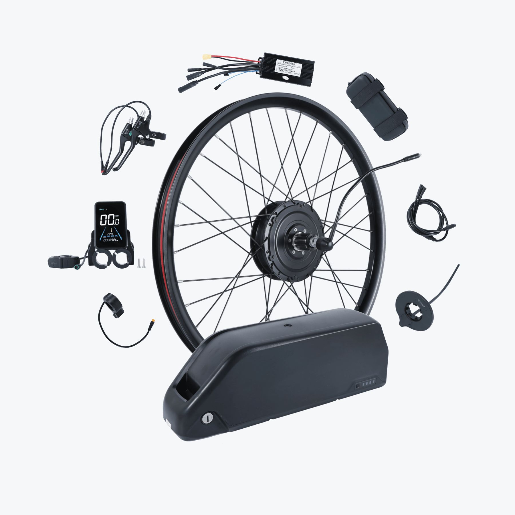 Kirbebike's 500W and 750W MTX Rim Ebike Conversion Kits