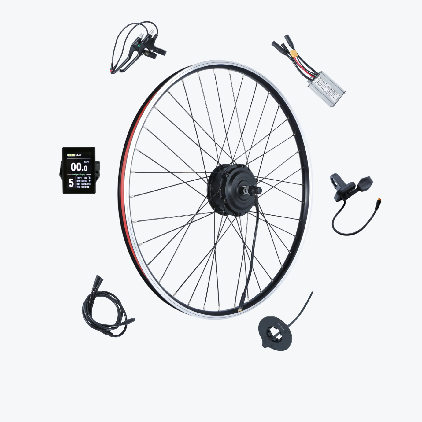 Kirbebike's 36V 48V 250W Electric Bike Conversion Kit Front Wheel