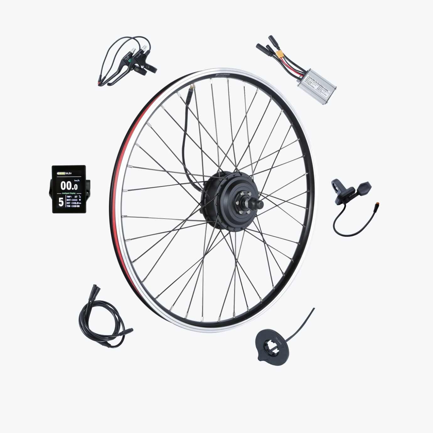 Kirbebike's 36V 48V 250W Electric Bike Conversion Kit Front Wheel