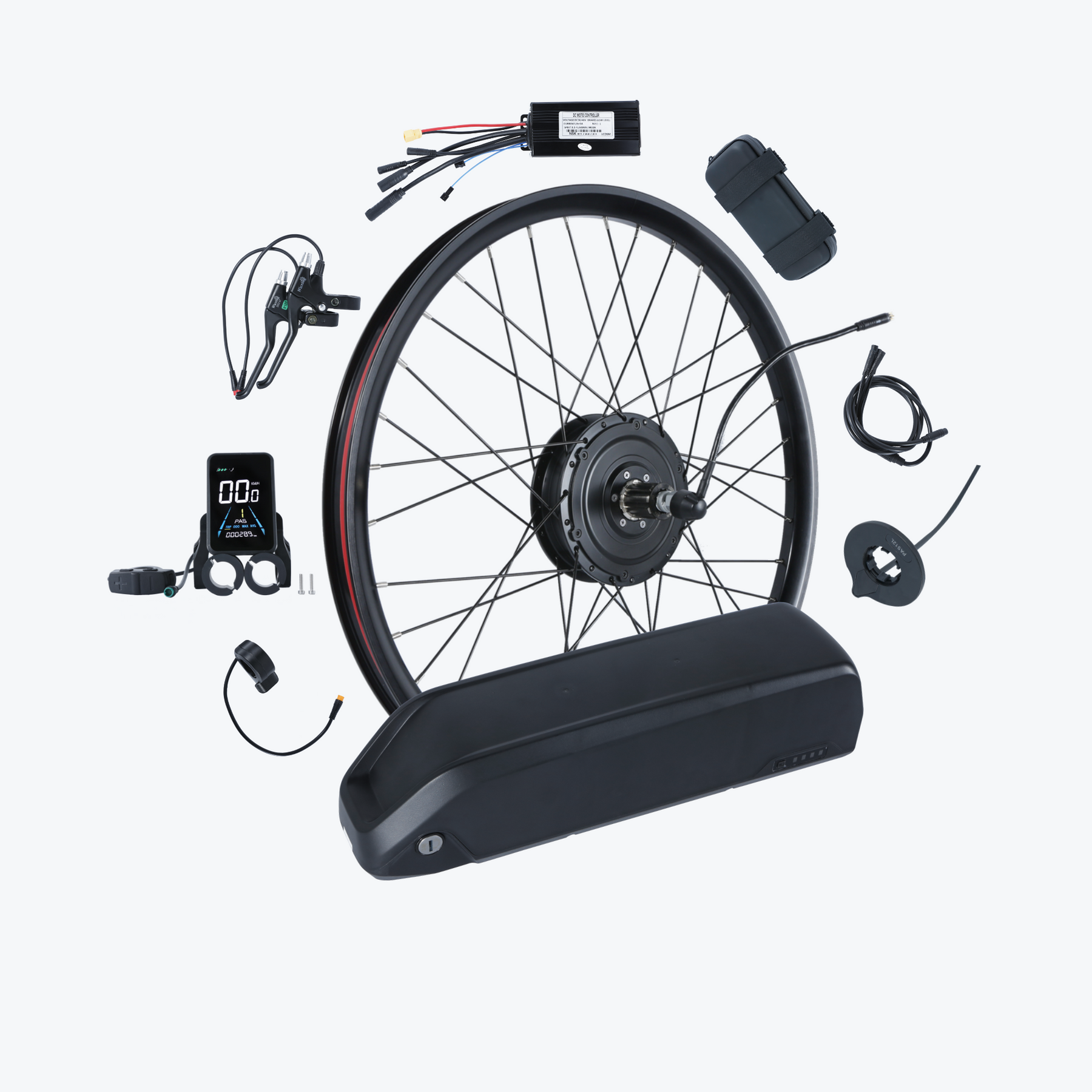 Kirbebike's 500W and 750W MTX Rim Ebike Conversion Kits