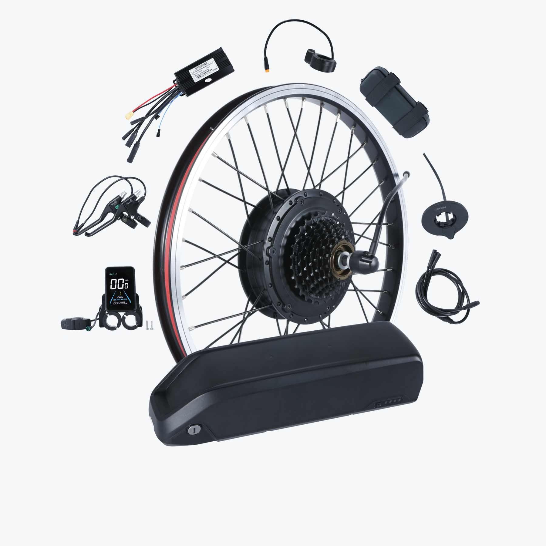 Kirbebike's 500W and 750W MTX Rim Ebike Conversion Kits