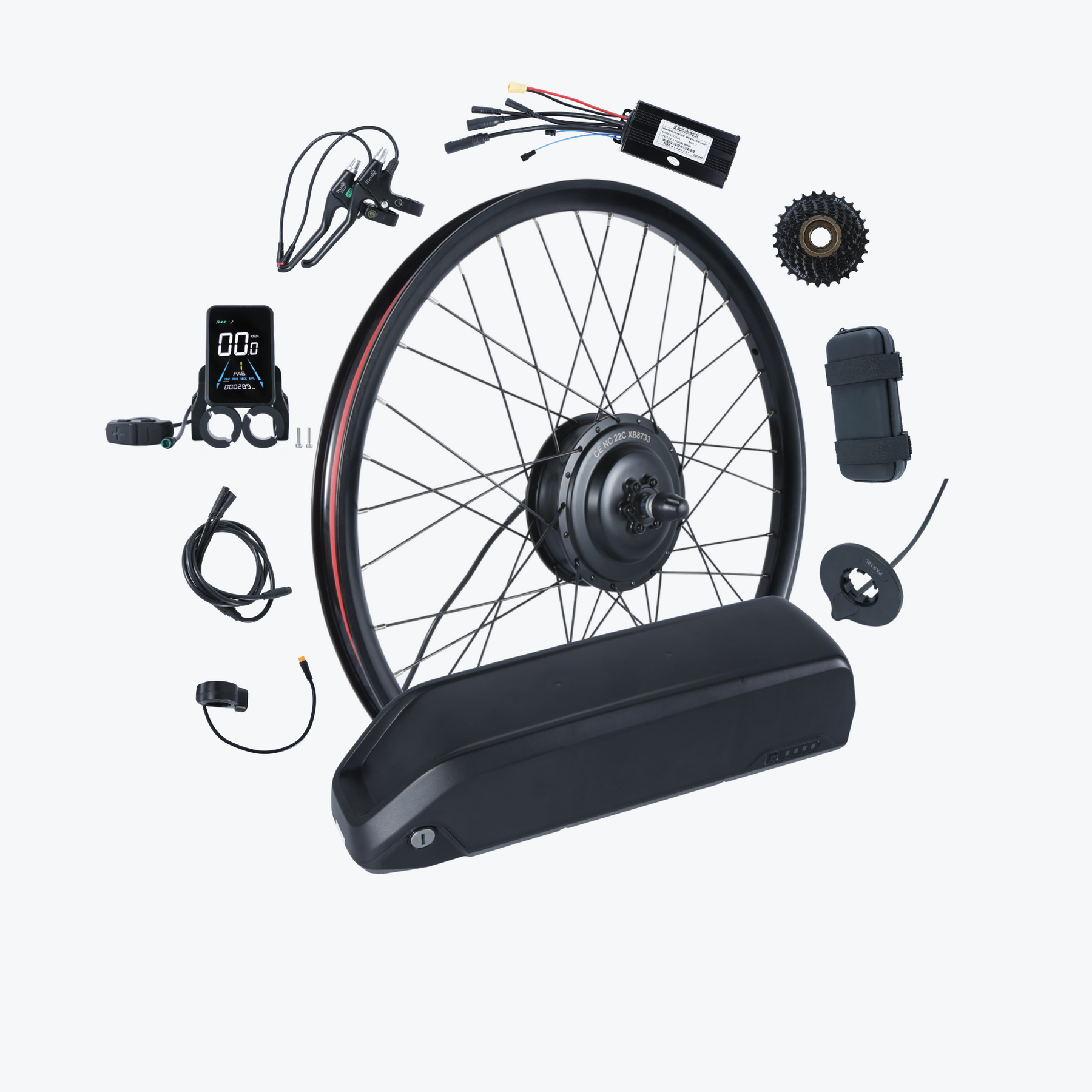 Kirbebike's 500W and 750W MTX Rim Ebike Conversion Kits