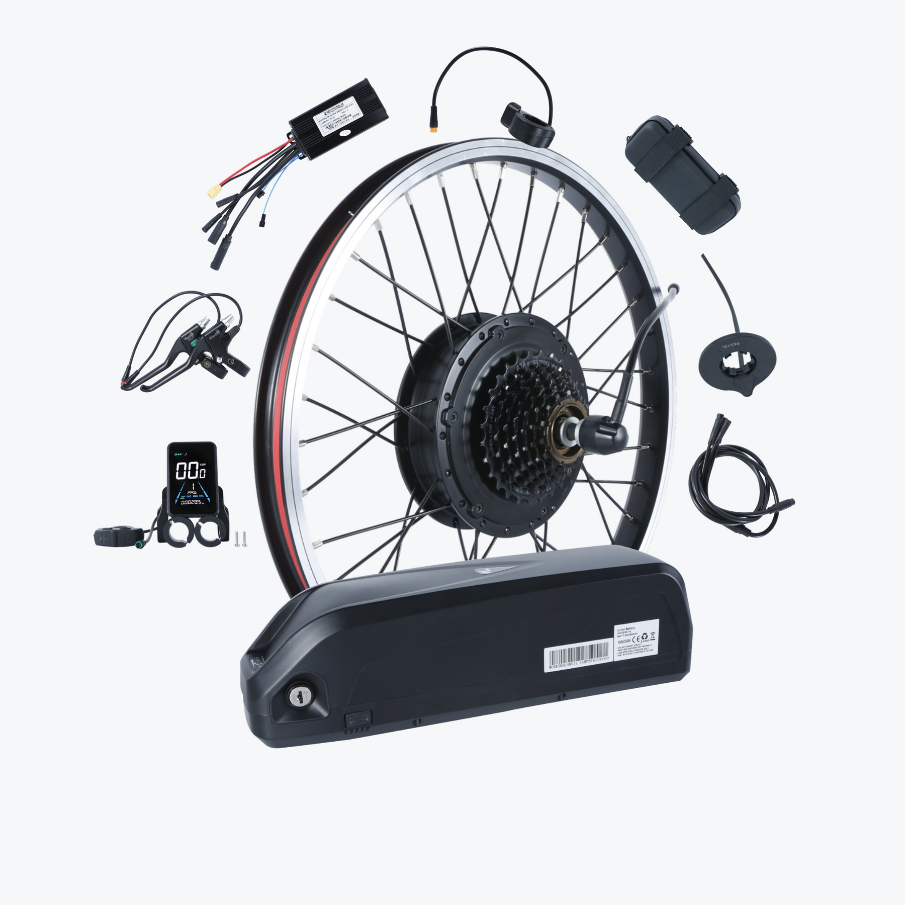 Kirbebike's 500W and 750W MTX Rim Ebike Conversion Kits