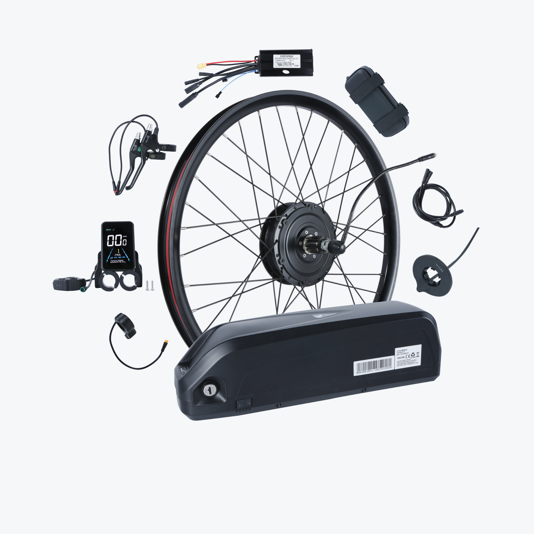 Kirbebike's 500W and 750W MTX Rim Ebike Conversion Kits