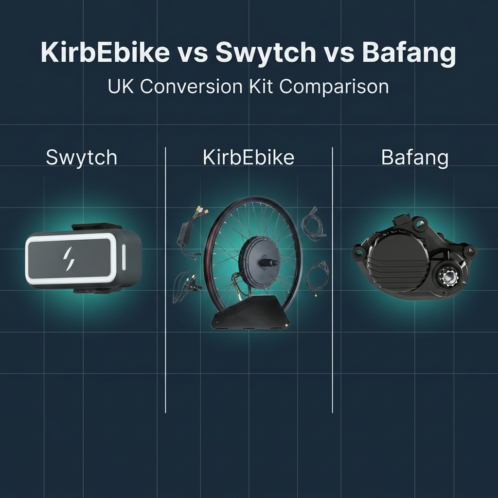 KirbEbike vs Swytch vs Bafang: UK Conversion Kit Comparison