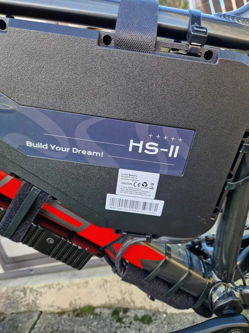 KirbEbike HS-II battery fitted to a customer's converted bike