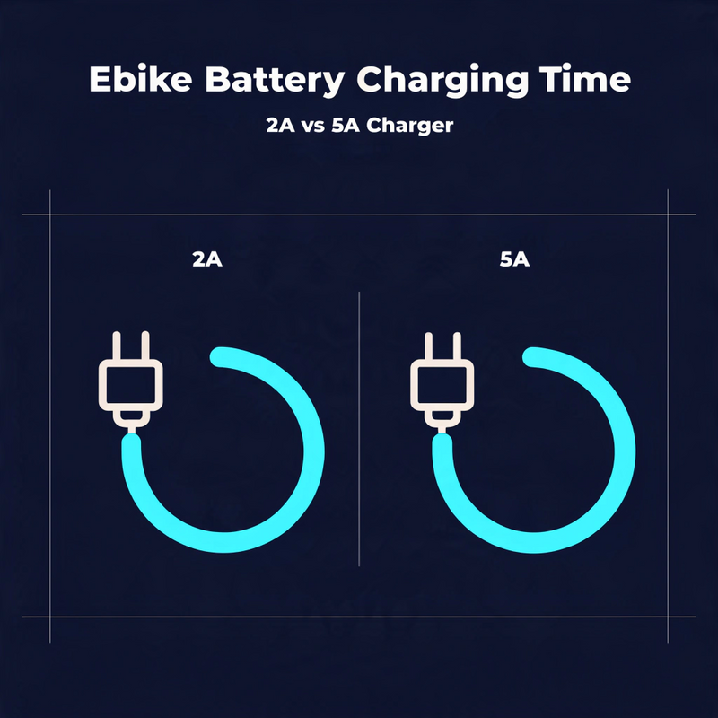 Ebike Battery Charging Time: 2A vs 5A Charger