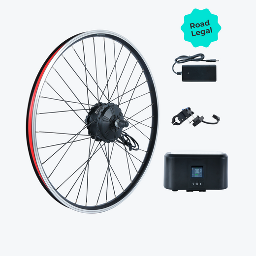 Kirbebike EZ Rider Ebike Conversion Kit 36v 250w Front Wheel with 36v 7ah LG Battery