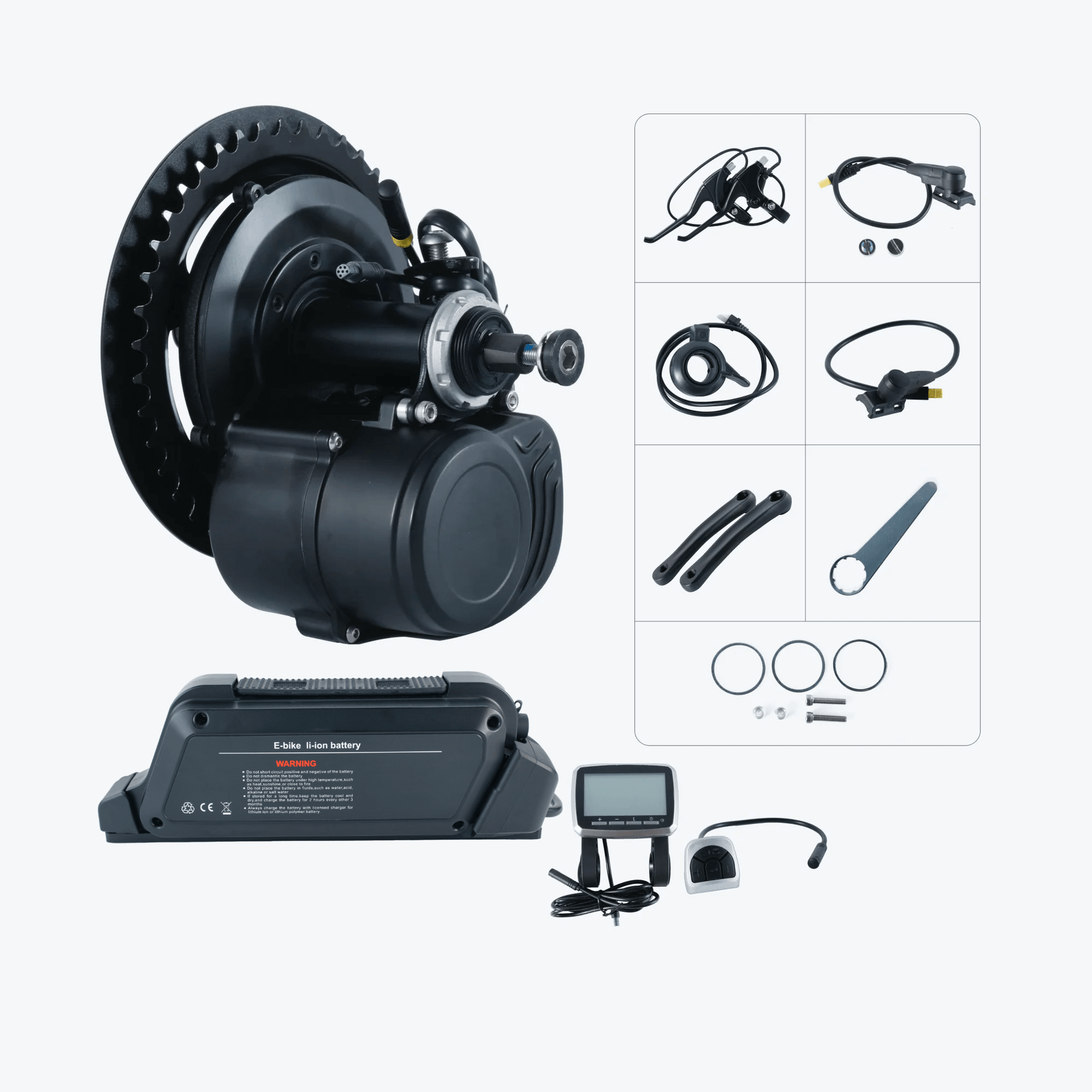 TongSheng TSDZ2B Mid Motor Electric Conversion Kit Kirbebike