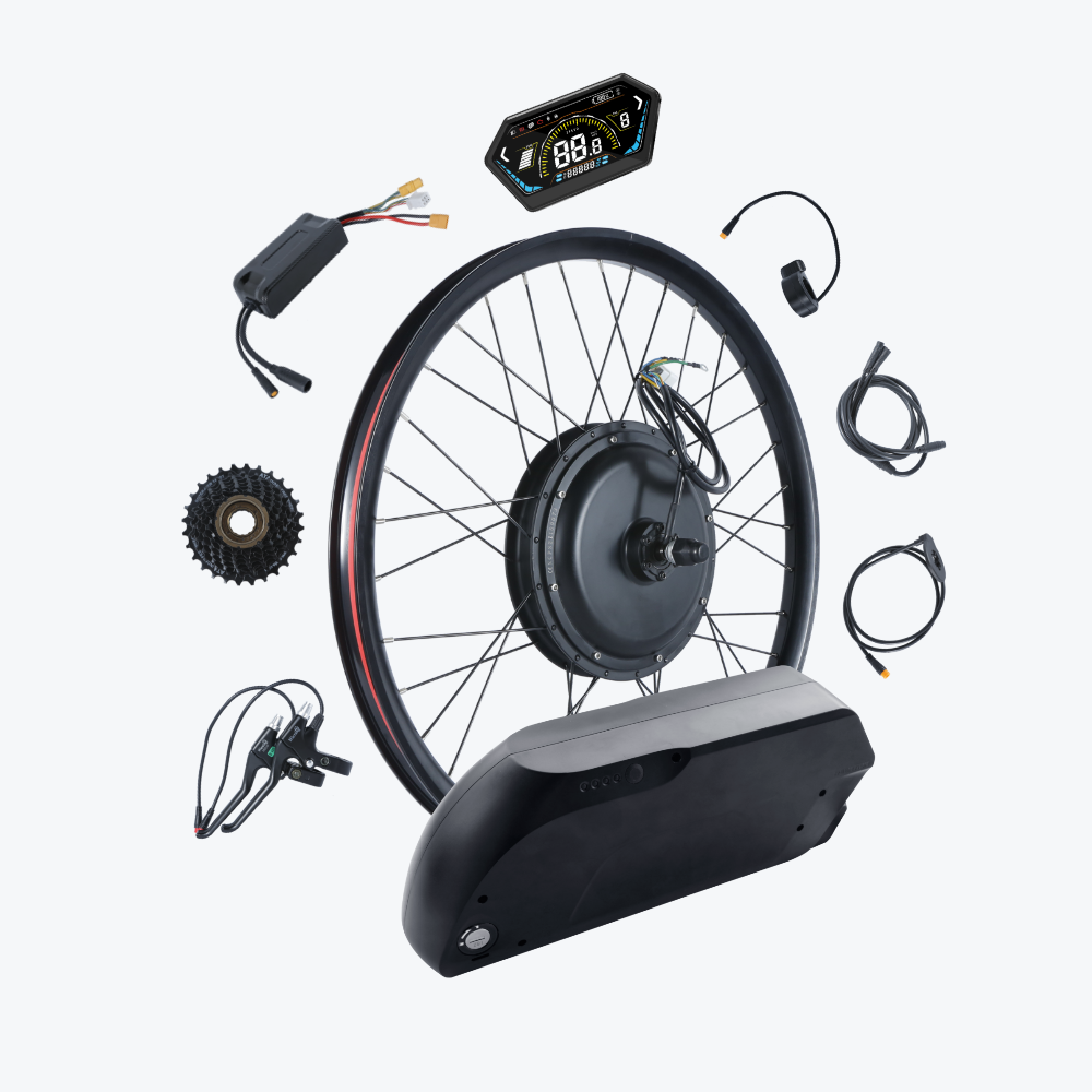52V 1500W 2000W Ebike Conversion Kit With Battery Kirbebike