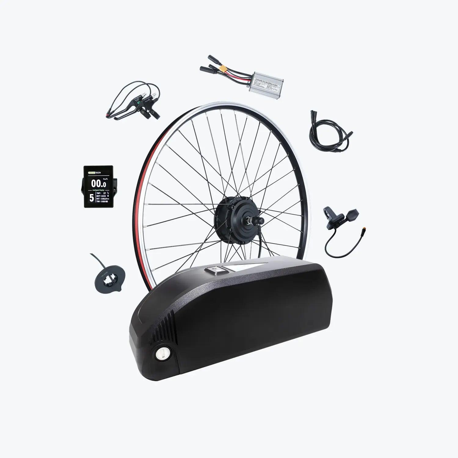 36V 48V 250W Electric Bike Conversion Kit Front Wheel