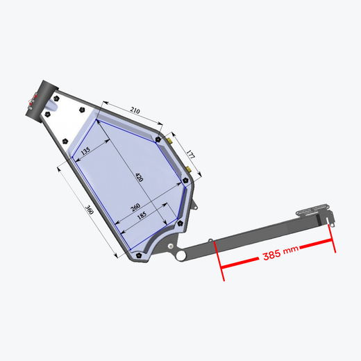 5000W 8000W 12000W Electric Enduro Bike Frame Kit For Sale Kirbebike