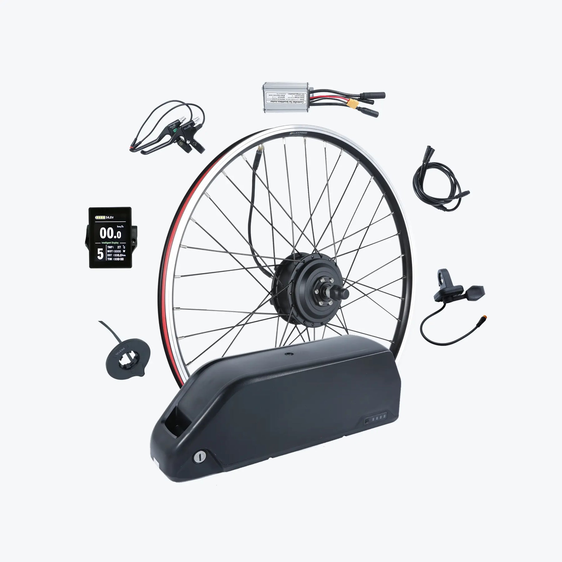36V 48V 250W Electric Bike Conversion Kit Front Wheel