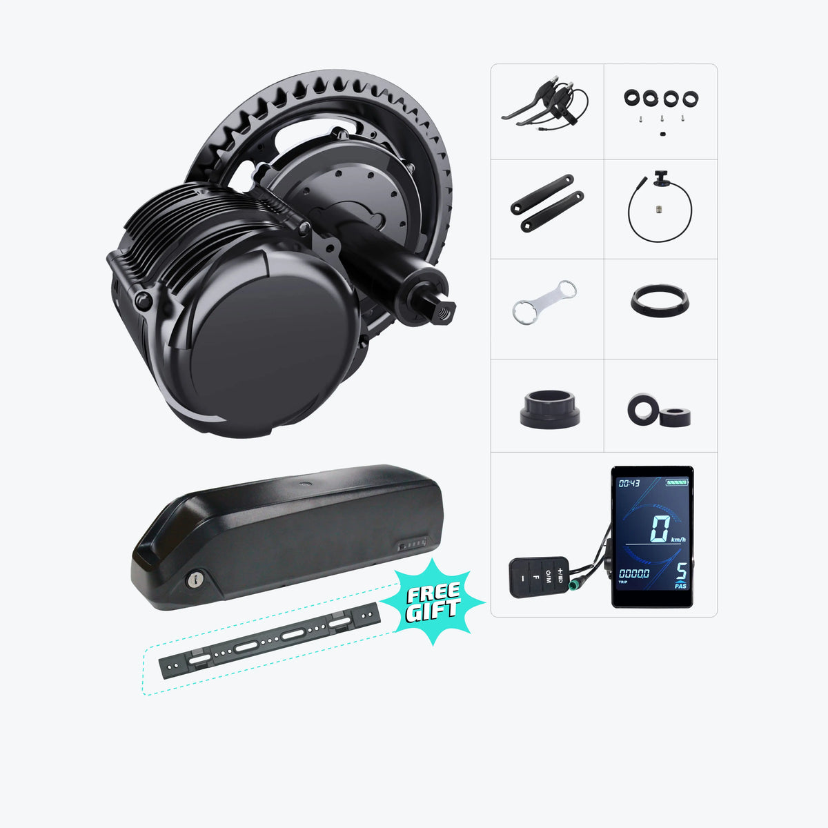 36V 500W Mid Motor Kit