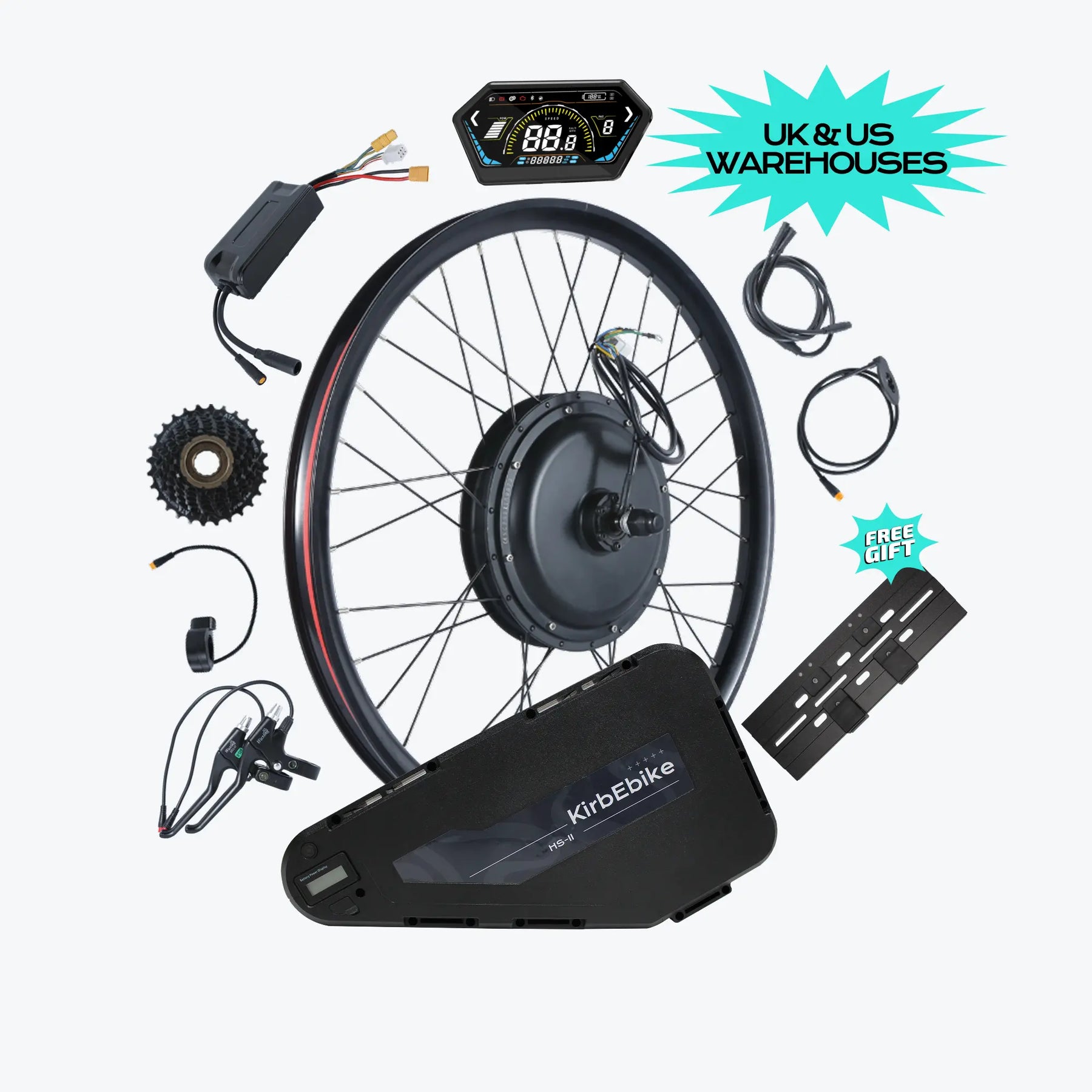 electric bicycle kit canada 52V 2000W Ebike Conversion Kit With Battery