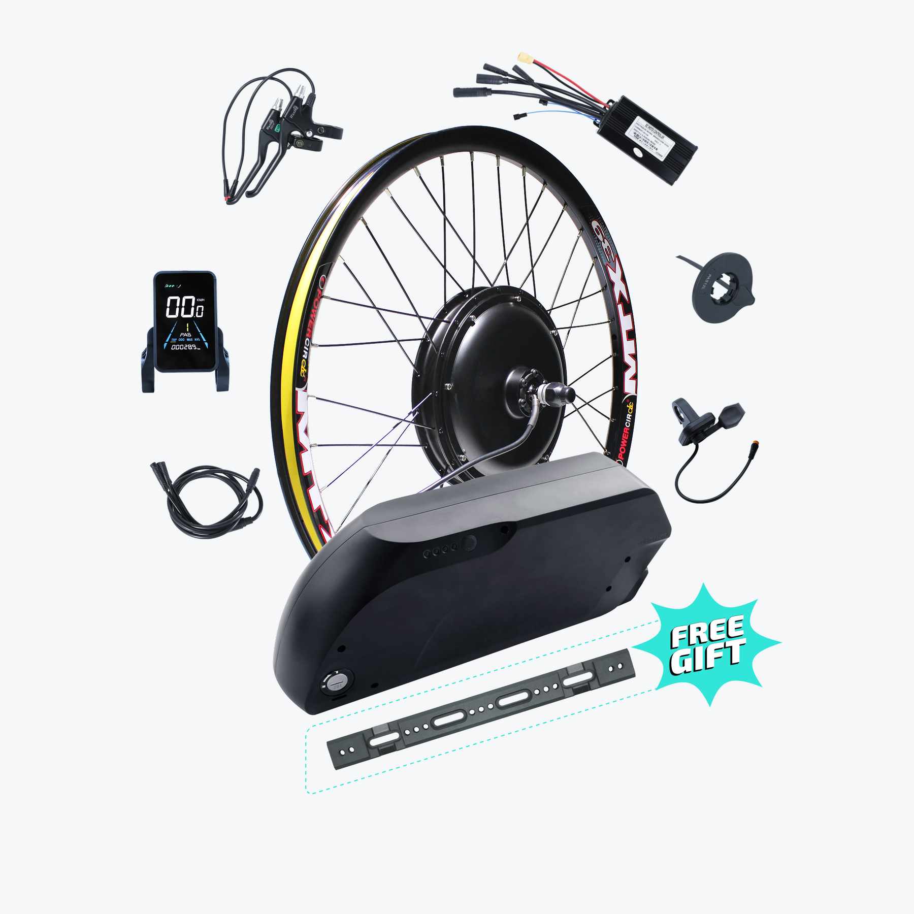 Kirbebike's 48V 1000W Ebike Conversion Kit