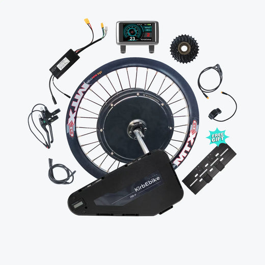 Kirbebike's 60V 2500W-3000W MTX Rim Ebike Conversion Kit 45MPH+
