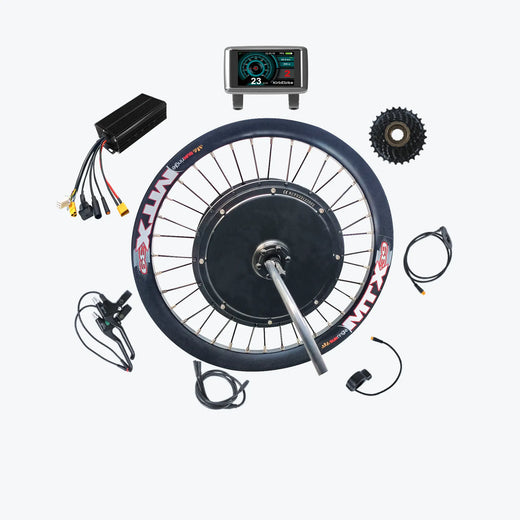 Kirbebike's 60V 2500W-3000W MTX Rim Ebike Conversion Kit 45MPH+