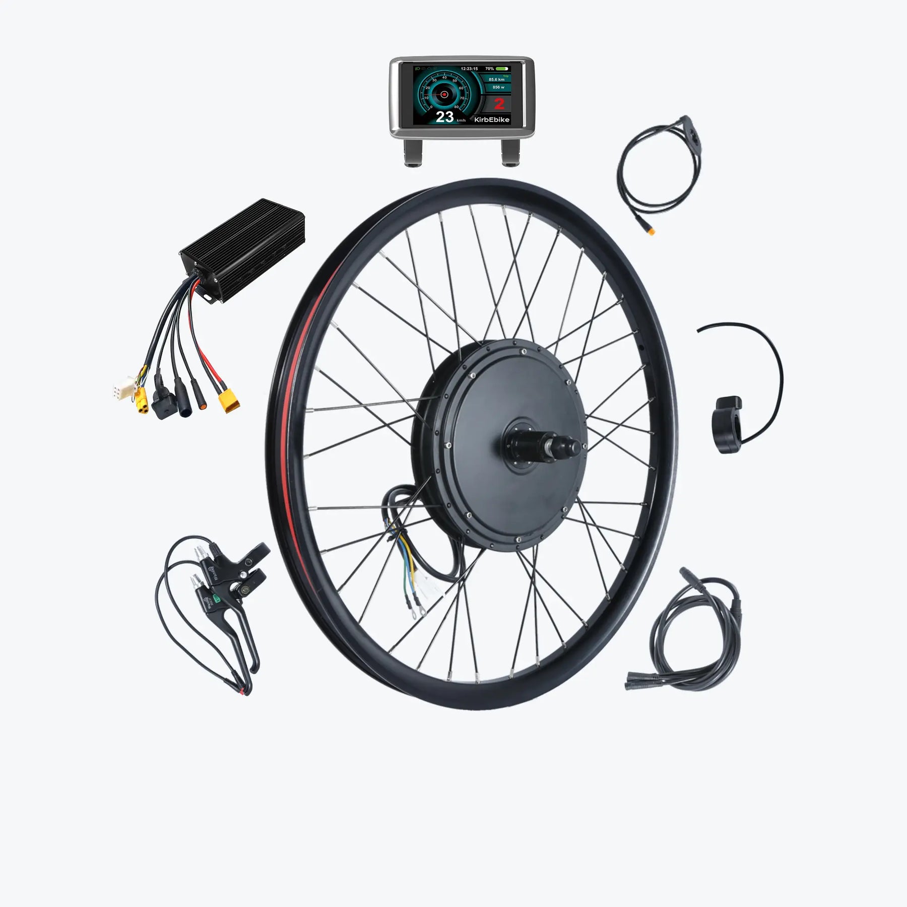 Kirbebike's 60V 2500W-3000W MTX Rim Ebike Conversion Kit 45MPH+
