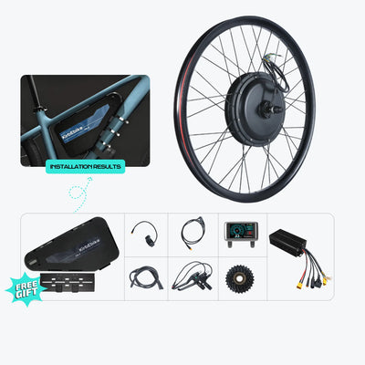 Kirbebike 52V 2600W MTX Rim Ebike Kit Waterproof Design.