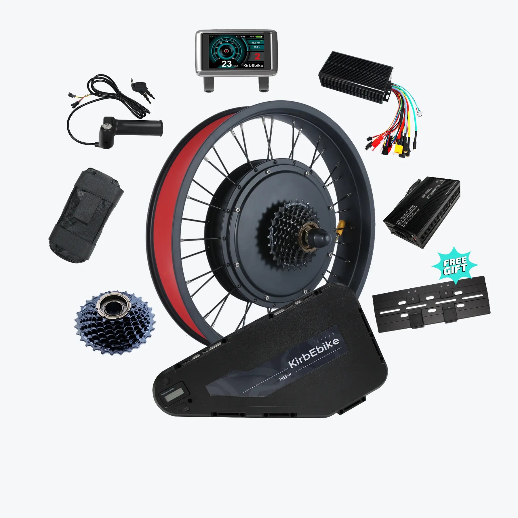 72V 4000W Ebike Kit — 55+ MPH Off-Road