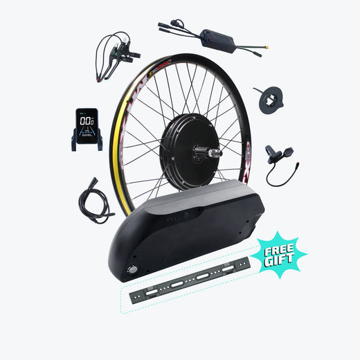 Kirbebike's 48V 1000W Ebike Conversion Kit Waterproof Design