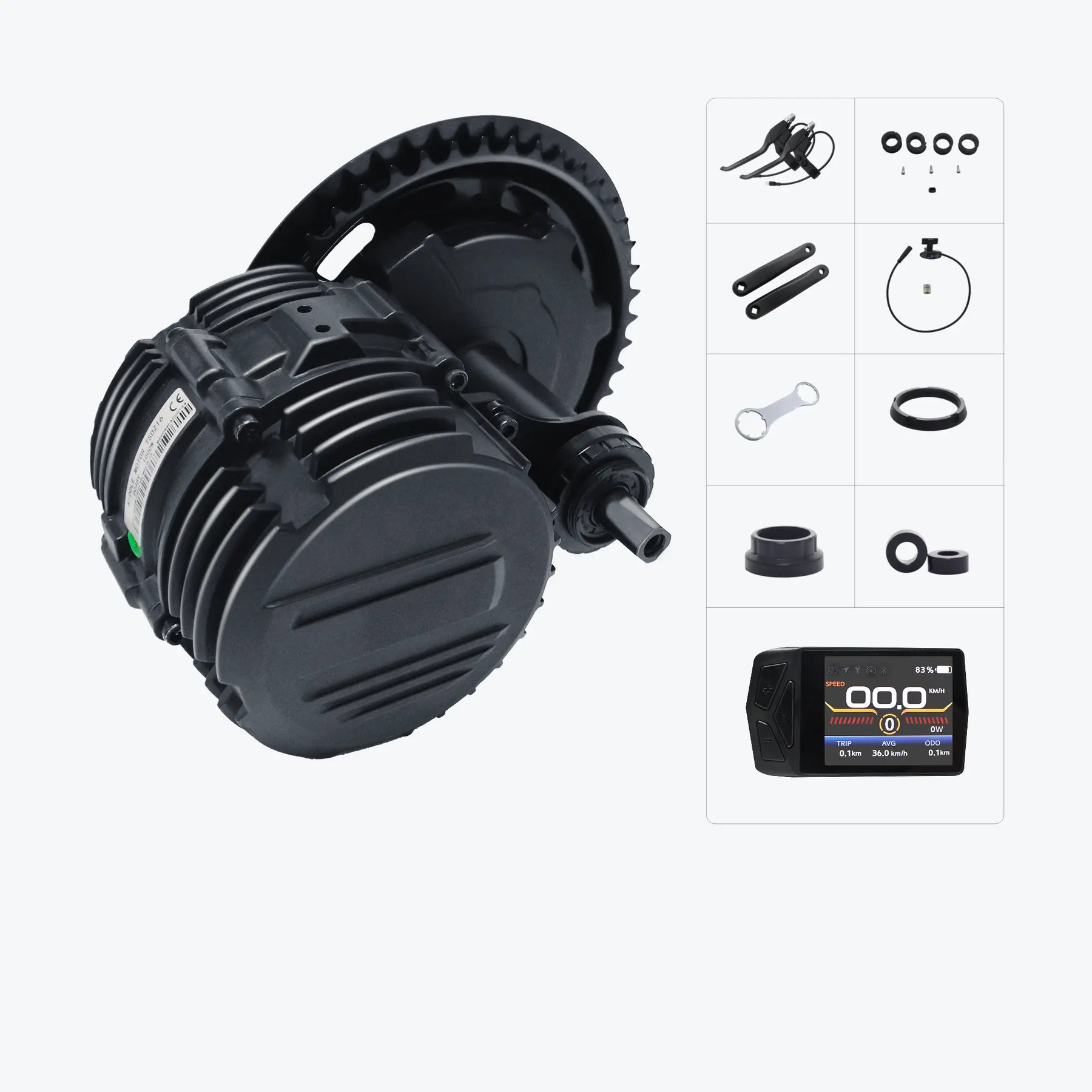 48v 1000w electric bicycle kit Ebike Kit: 160Nm | IPX6 175 (1)mm O.L.D for 172mm to 180mm frame 20 24 26 27.5 28