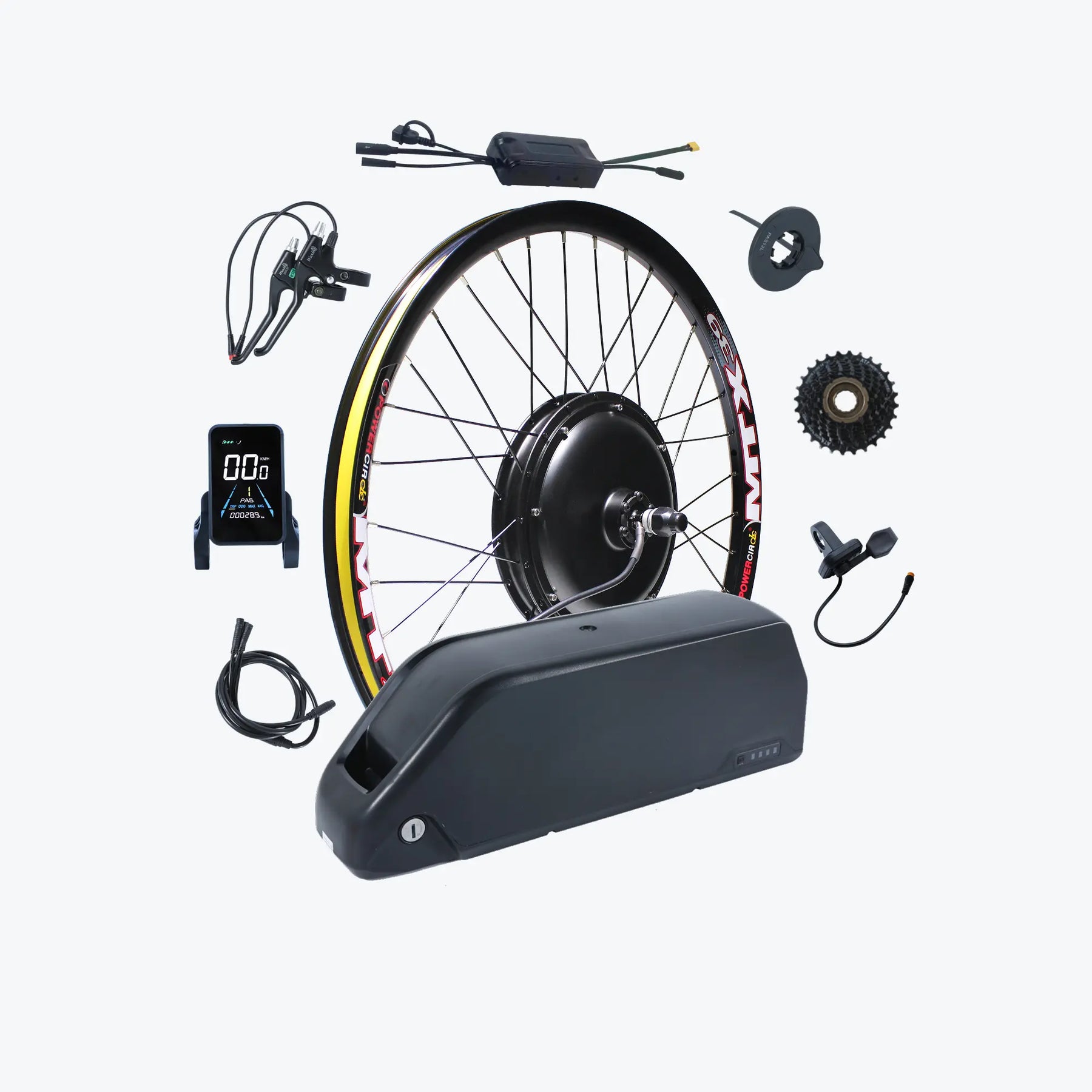 KirbEbike 48V 1000W Electric Bike Conversion Kit With Battery