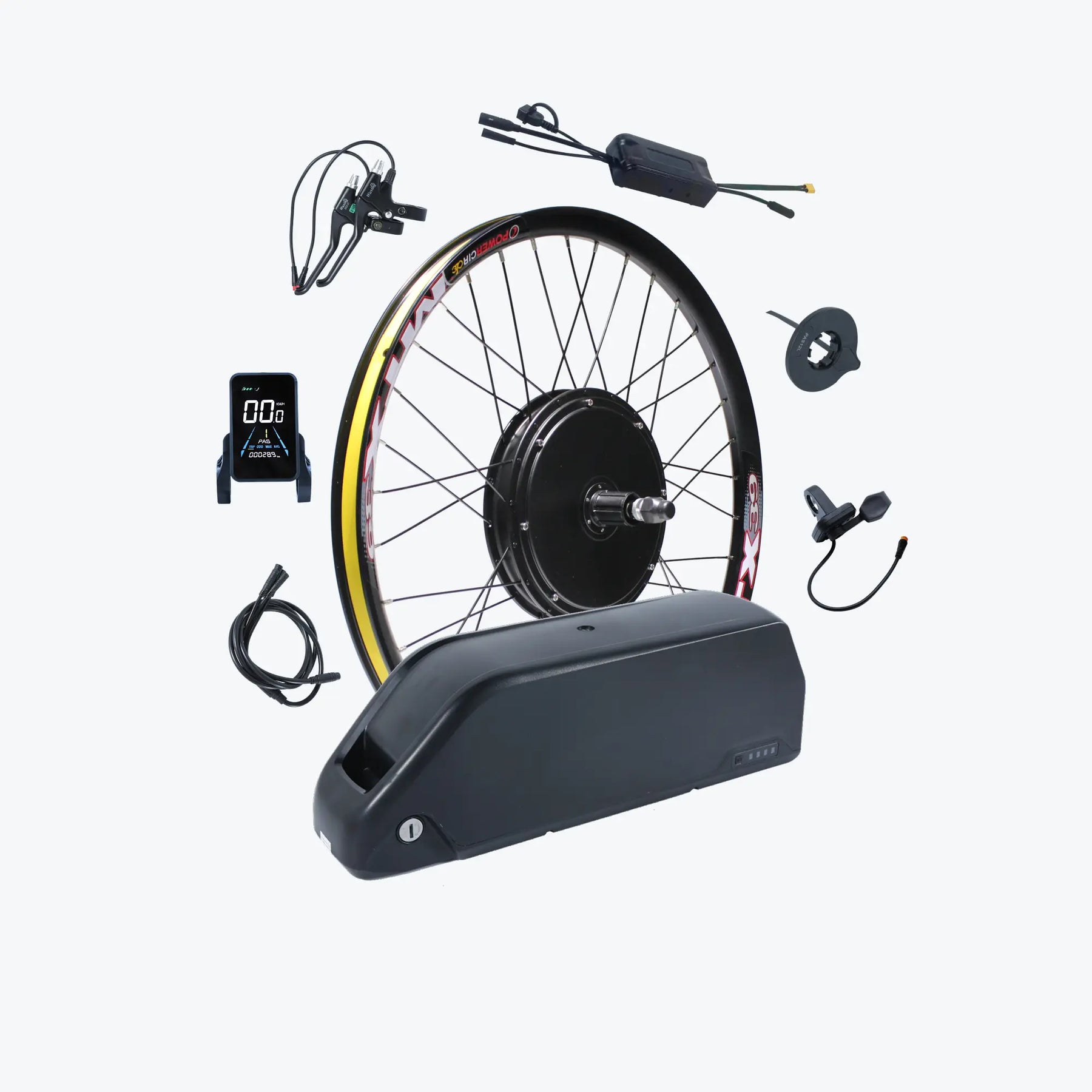 48V 1000W Ebike Conversion Kit Waterproof Design