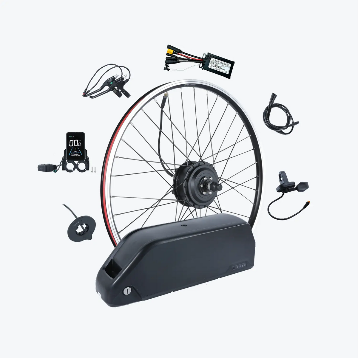 36V 48V 250W Electric Bike Conversion Kit Front Wheel